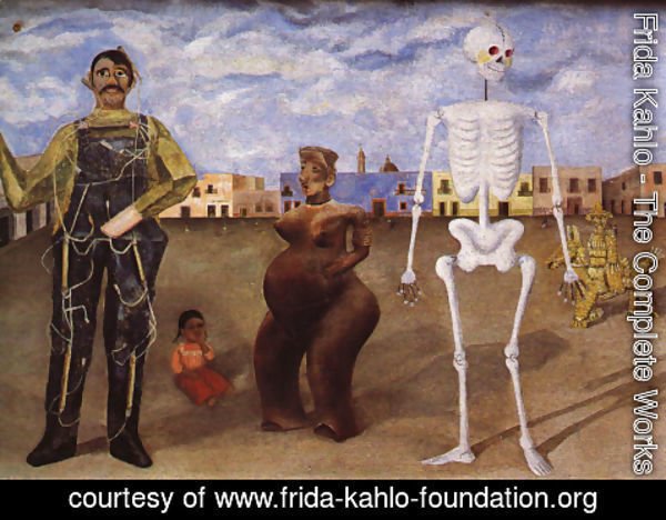 Frida Kahlo - Four Inhabitants Of Mexico City 1938