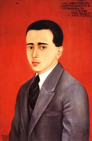 Frida Kahlo - Portrait Of Alejandro Comez Arias 1928