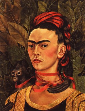 Self Portrait With Monkey 1940