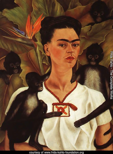 Self Portrait With Monkey 1943