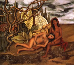 Frida Kahlo - Two Nudes In A Forest 1939
