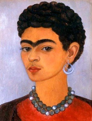Frida Kahlo - Self Portrait With Curly Hair