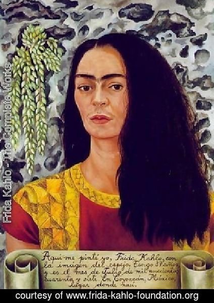 Frida Kahlo - Self Portrait With Loose Hair