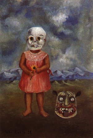 Frida Kahlo - Girl With Death Mask 1 1938