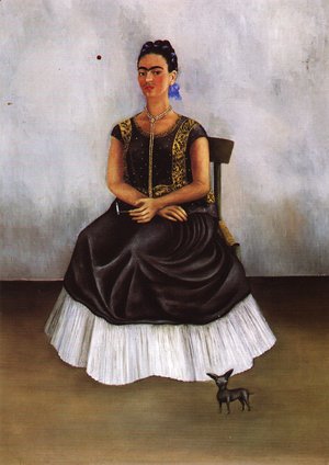 Frida Kahlo - Itzcuintli Dog With Me 1938 Private Collection