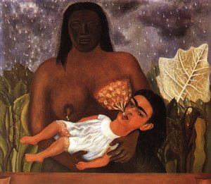 Frida Kahlo - My Nurse And I 1937