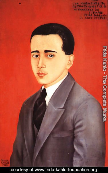 Frida Kahlo - Portrait Of Alejandro Comez Arias 1928