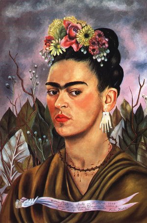 Frida Kahlo - Self Portrait Dedicated To Dr Eloesser 1940