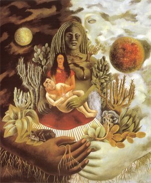 Frida Kahlo - Love's Embrace of the Universe, Earth