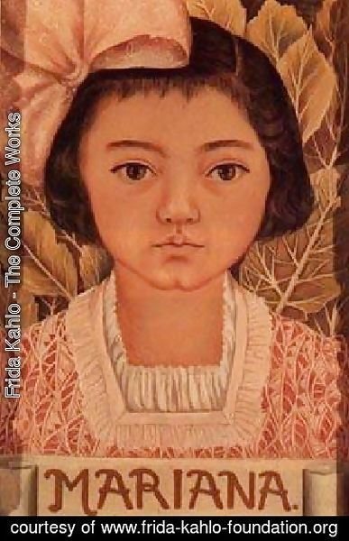 Frida Kahlo - Retrato De Mariana Morillo Safa
