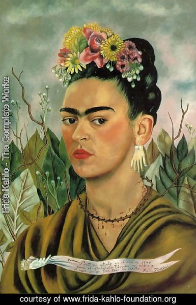 Frida Kahlo Self Portrait II Painting Reproduction | frida-kahlo