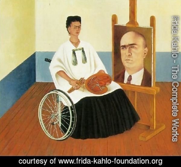 Frida Kahlo - Self Portrait With The Portrait Of Doctor Farill