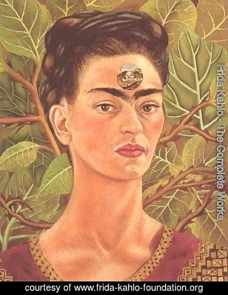 Thinking About Death CANVAS OR PRINT WALL ART Frida Kahlo